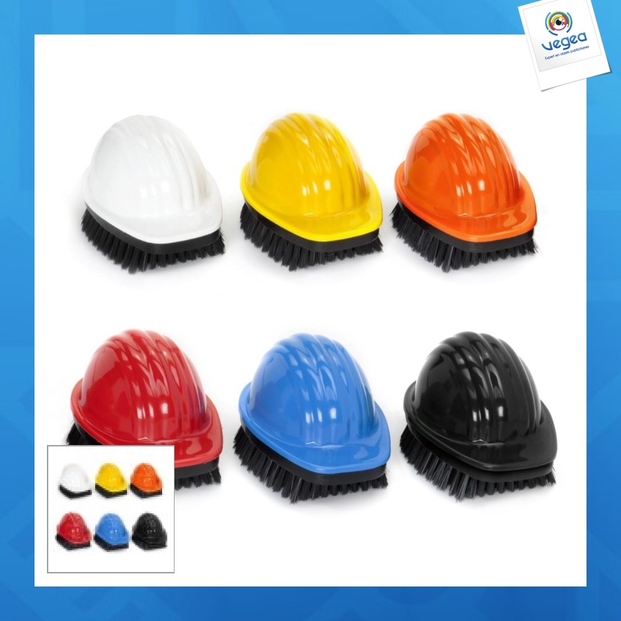Cepillo para cascos de obra