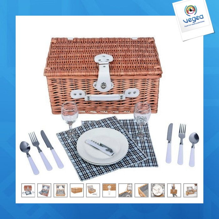 Cesta de picnic de promoción de mimbre kings park