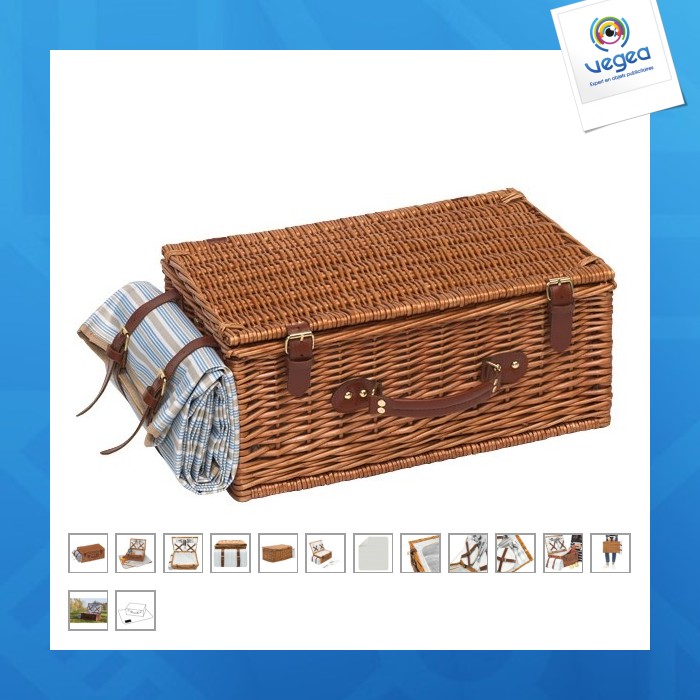 Cesta de picnic de promoción madison park 4 pers.