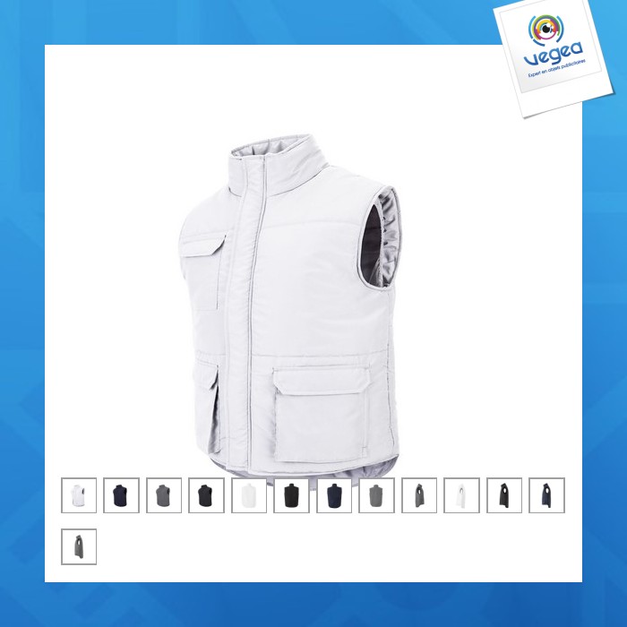 Chaleco acolchado multibolsillos -