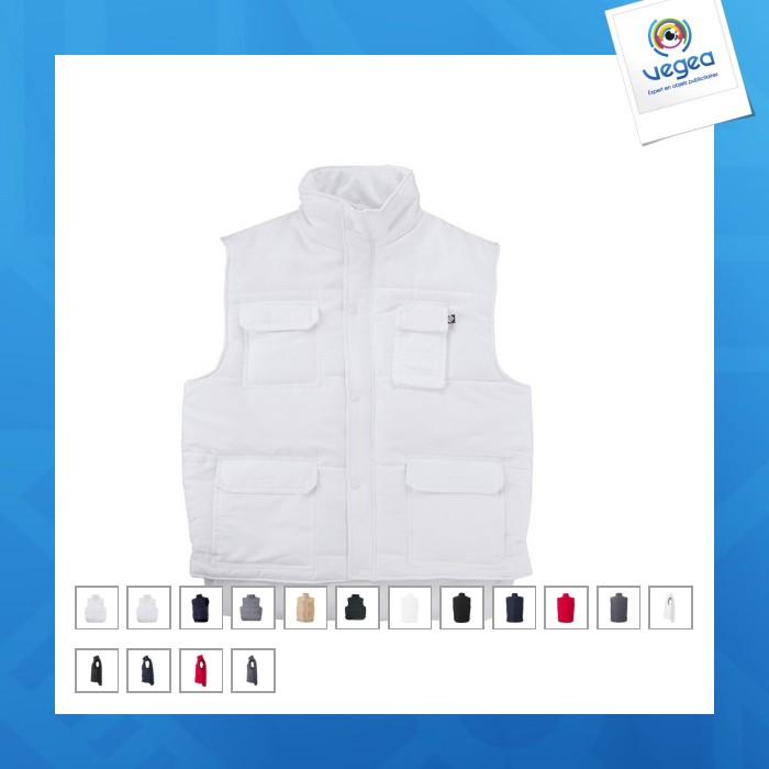Chaleco acolchado multibolsillos -