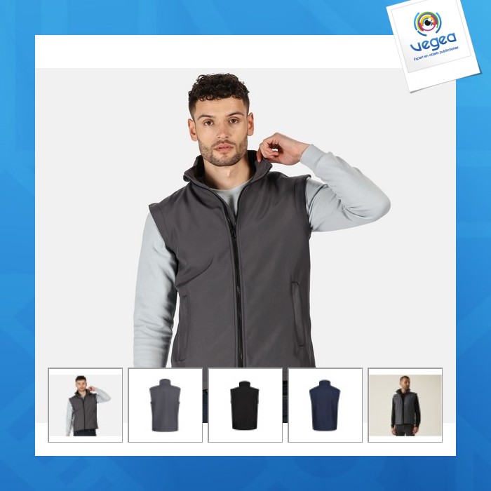 Chaleco estampado ablaze - chaleco softshell