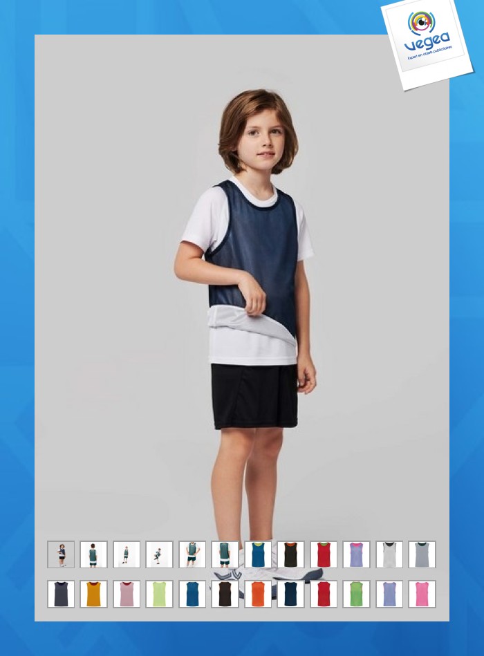 Chaleco multideporte reversible para niños - proact