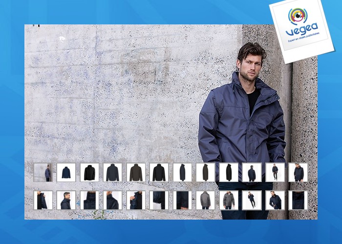 Chaqueta con mangas desmontables kariban