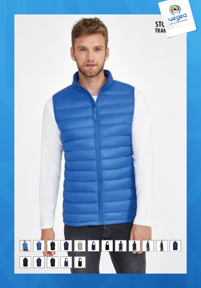 Chaqueta personalizable de plumas ligeras