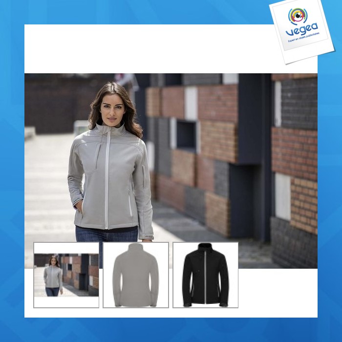 Chaqueta softshell bionic-finish de mujer - russell