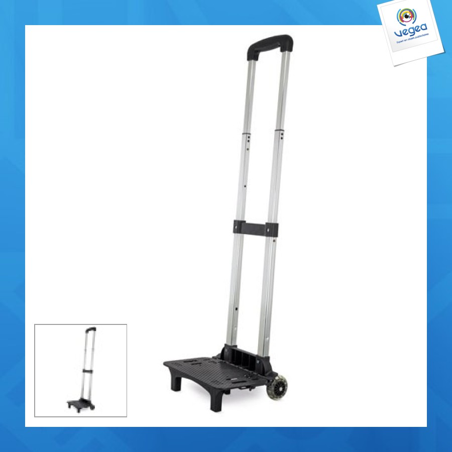 Chariot trolley personalizable pliable