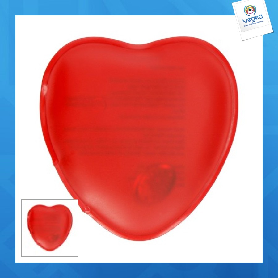 Chaufferette personalizable ?coeur?, petit