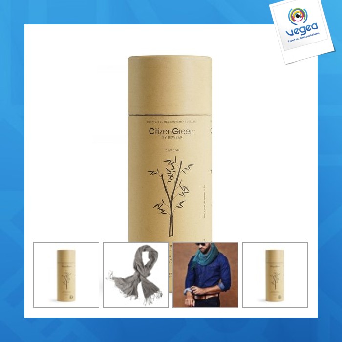 Chèche con flecos de bambú