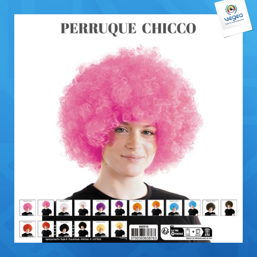 Chicco180 peluca personalizable roja