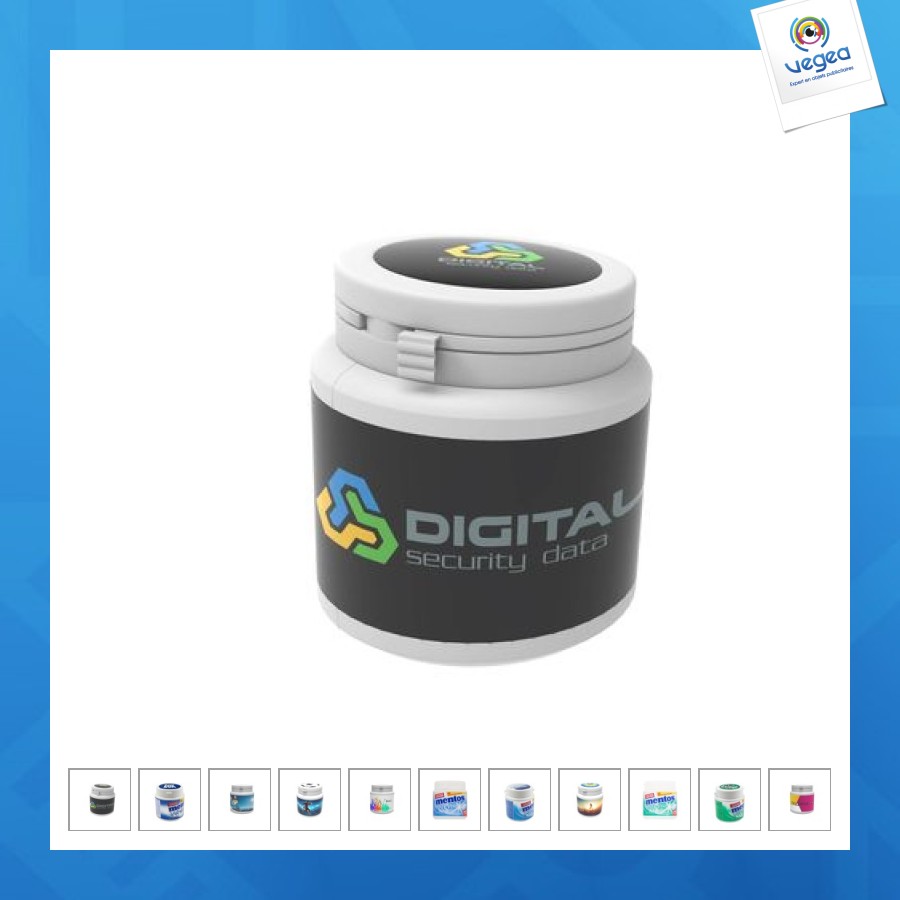 Chicle mentos de promoción menta 75 unid.