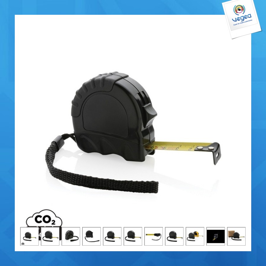 Cinta métrica rcs 3m/16 mm de plástico reciclado