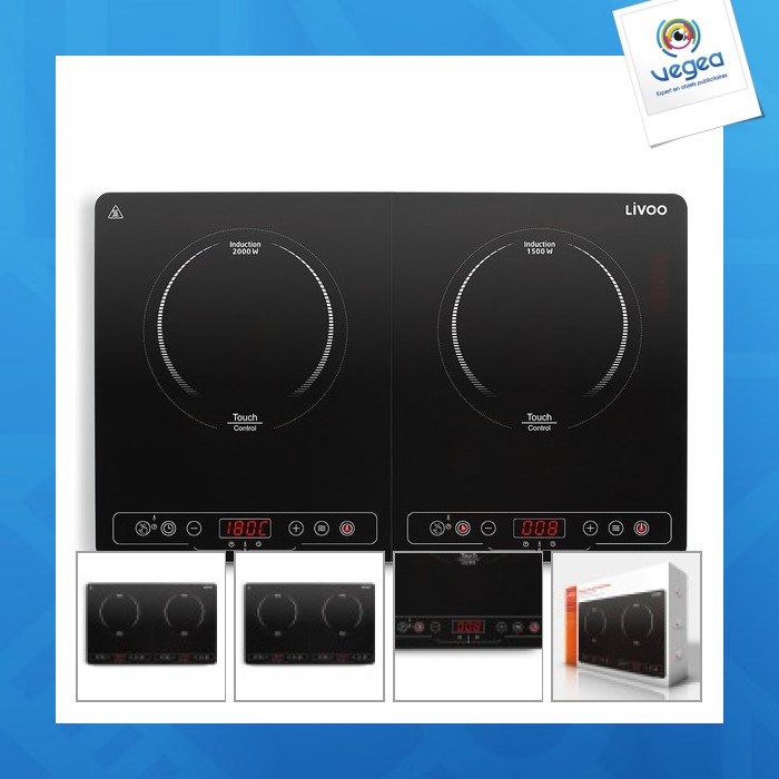 Cocina de promoción de doble inducción