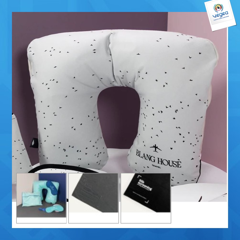 Cojín de viaje de microfibra