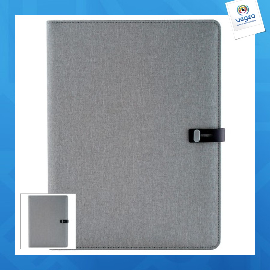 Conferencier de promoción porte bloc en polyester