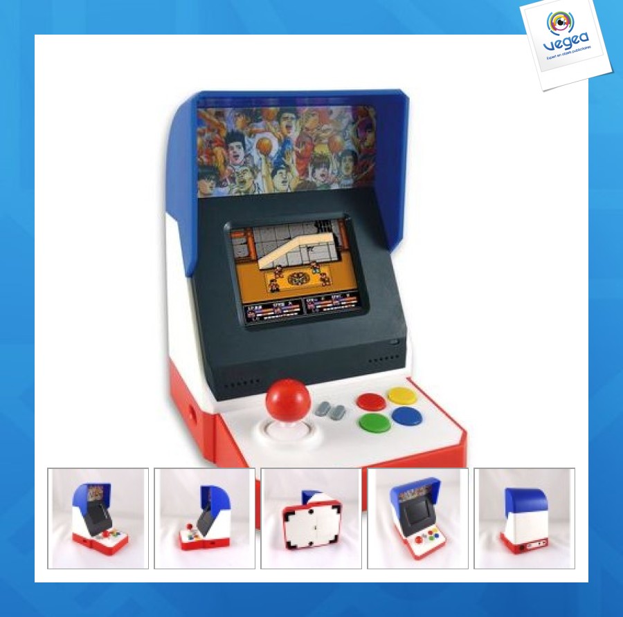 Consola de juegos personalizable arcade portátil
