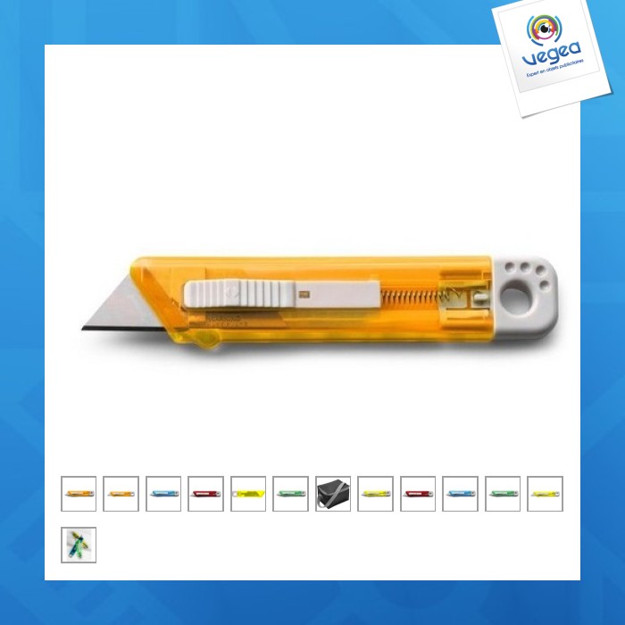 Cortador personalizable auto-retráctil - ancho 2,5 cm