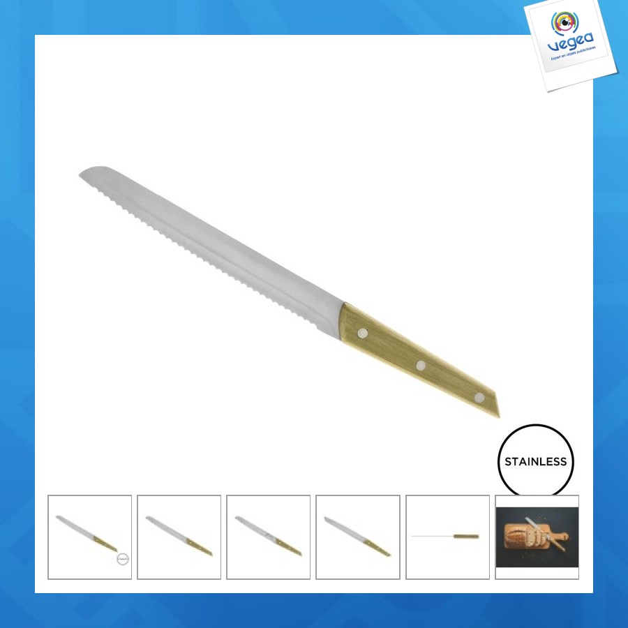 Couteau à pain 'alta', bambou