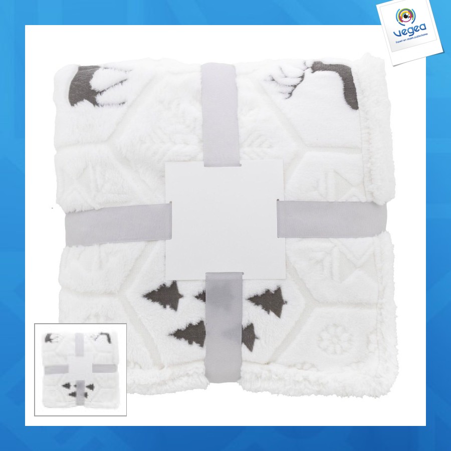 Couverture personalizable de noël rpet - arsunda