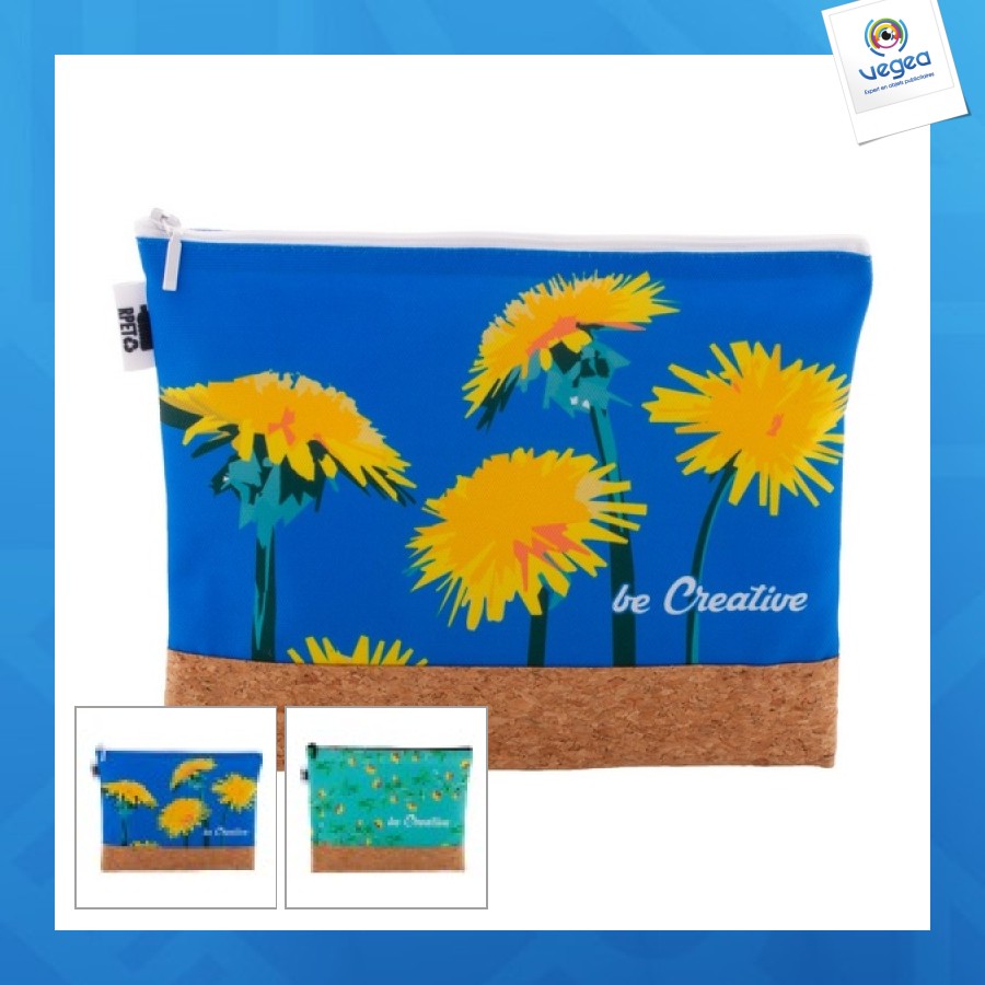Creabeauty cork l rpet neceser de maquillaje personalizado