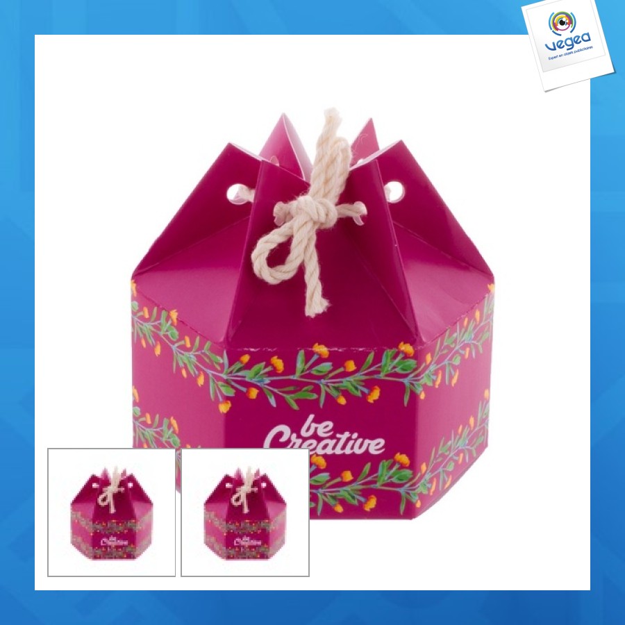 Creabox hexacord s caja de regalo hexagonal