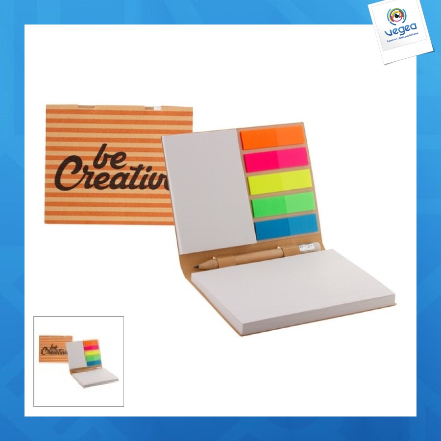 Creastick combo plus eco bloc de notas adhesivas personalizable