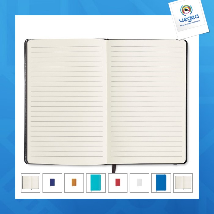 Cuaderno a6 de tapa dura, 96 páginas rayadas