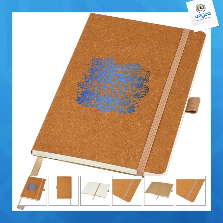 Cuaderno kilau de piel reciclada