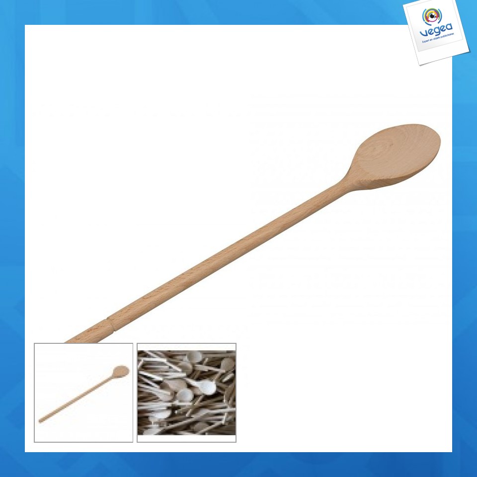 Cuchara de madera de 35 cm.