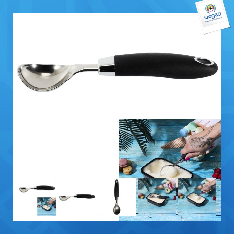 Cuillère à glace i de promoción inox