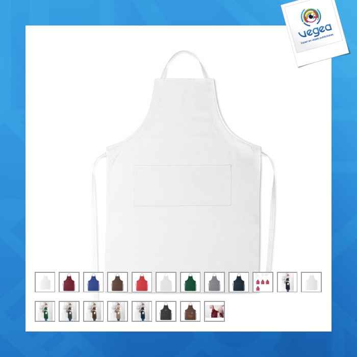 Delantal personalizable de cocina ajustable