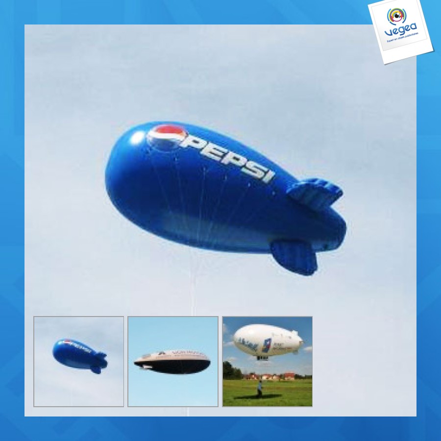 Dirigible simple de helio 3m