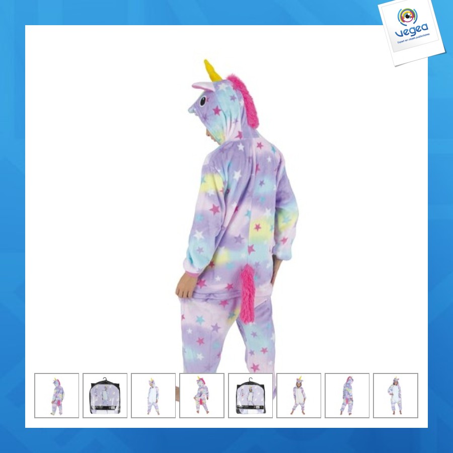 Disfraz kigurumi con estrellas niño t 7/9 años