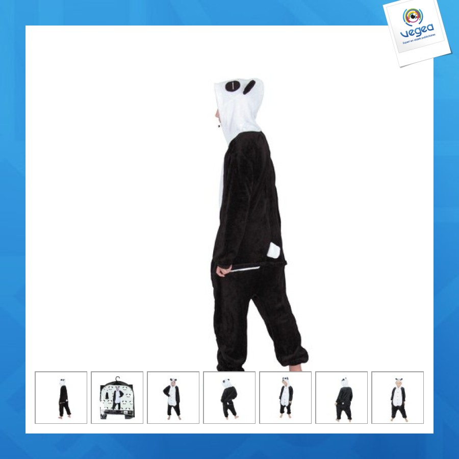 Disfraz kigurumi panda niño t 11/14 años