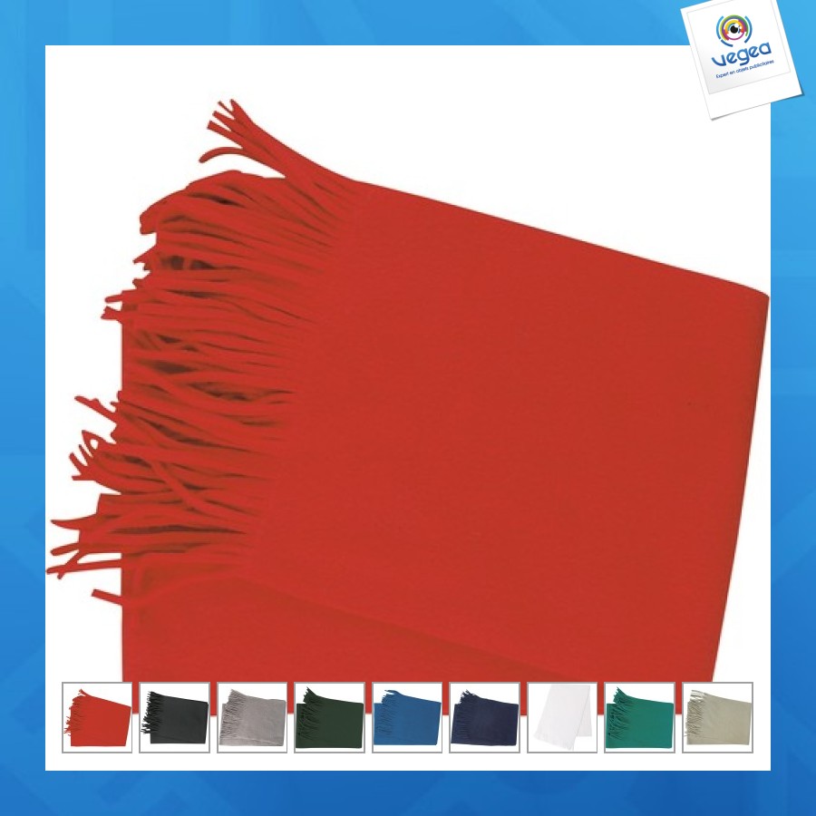 écharpe personalizable en fibre polaire 250g/m²