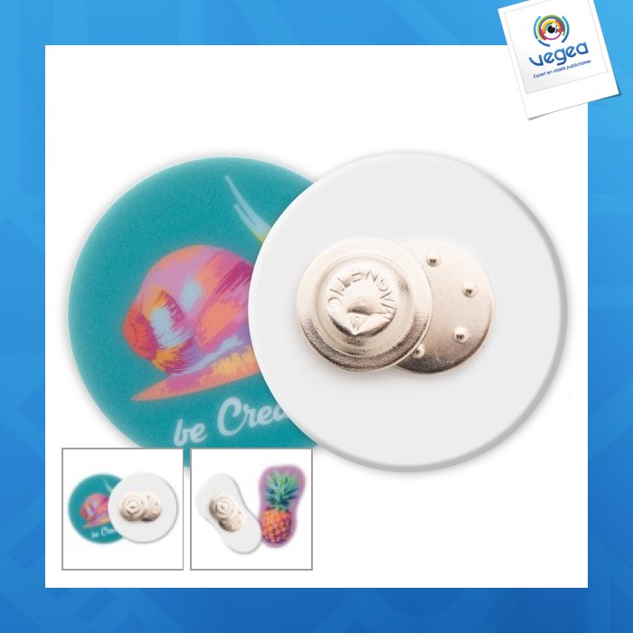 El pin de promoción magnético de plástico