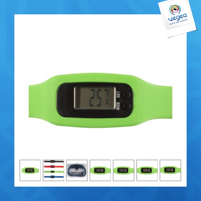 El podómetro de silicona