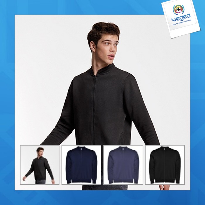 Elbrus - chaqueta de promoción de vellón cepillado con cuello mao