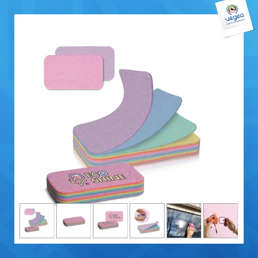 éponge de promoción microfibre multicouche multi-usage