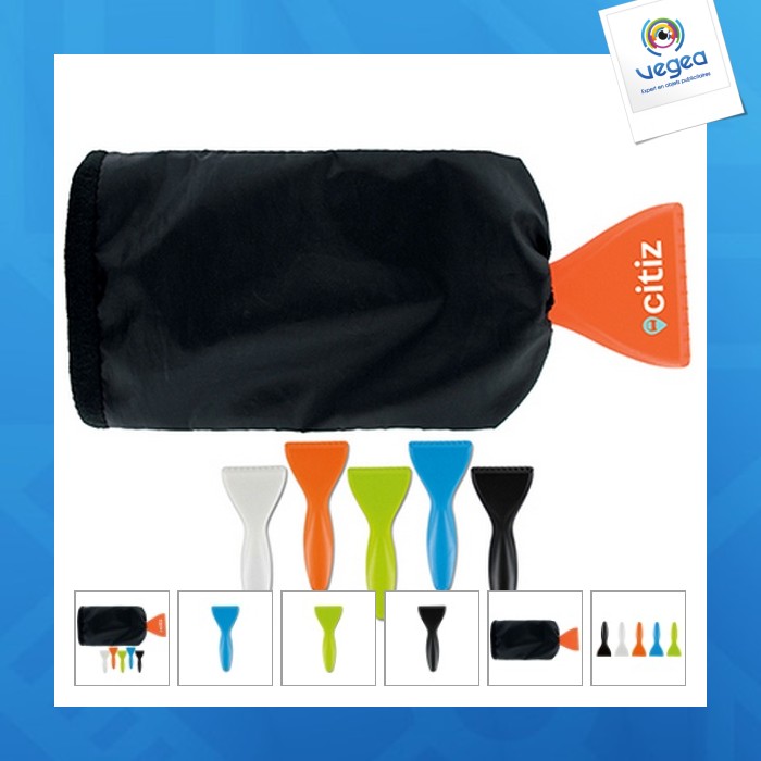 Escobilla de goma, rascador de hielo con manopla/guante, rascador de nieve