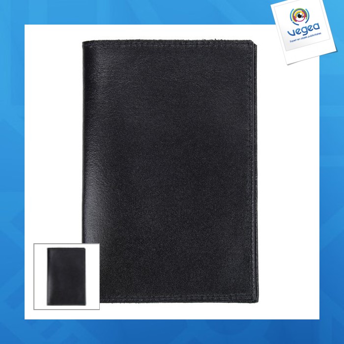 Estuche de cuero para el permiso de circulación - made in france