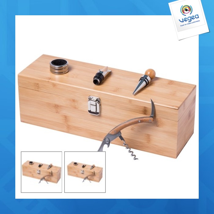 Estuche de vino - coffret bois