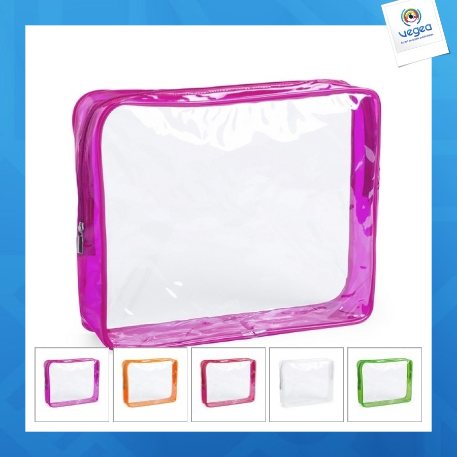 Estuche transparente 24x20cm