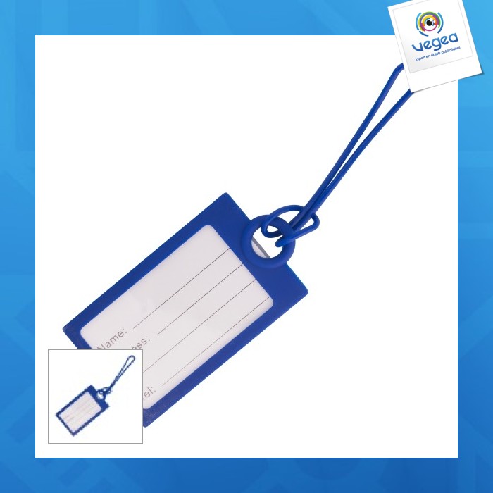 Etiqueta de silicona para equipaje