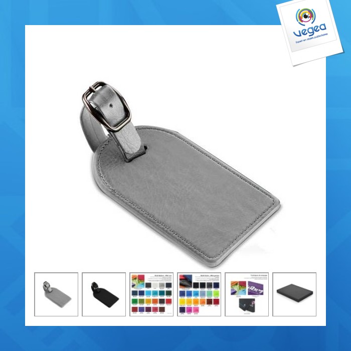 Etiqueta grande de polipiel de color para bolsa de golf