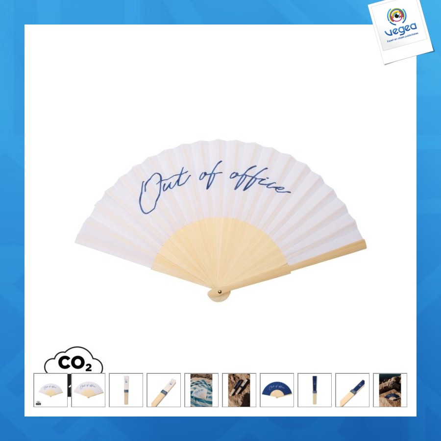 éventail personalizable out of office