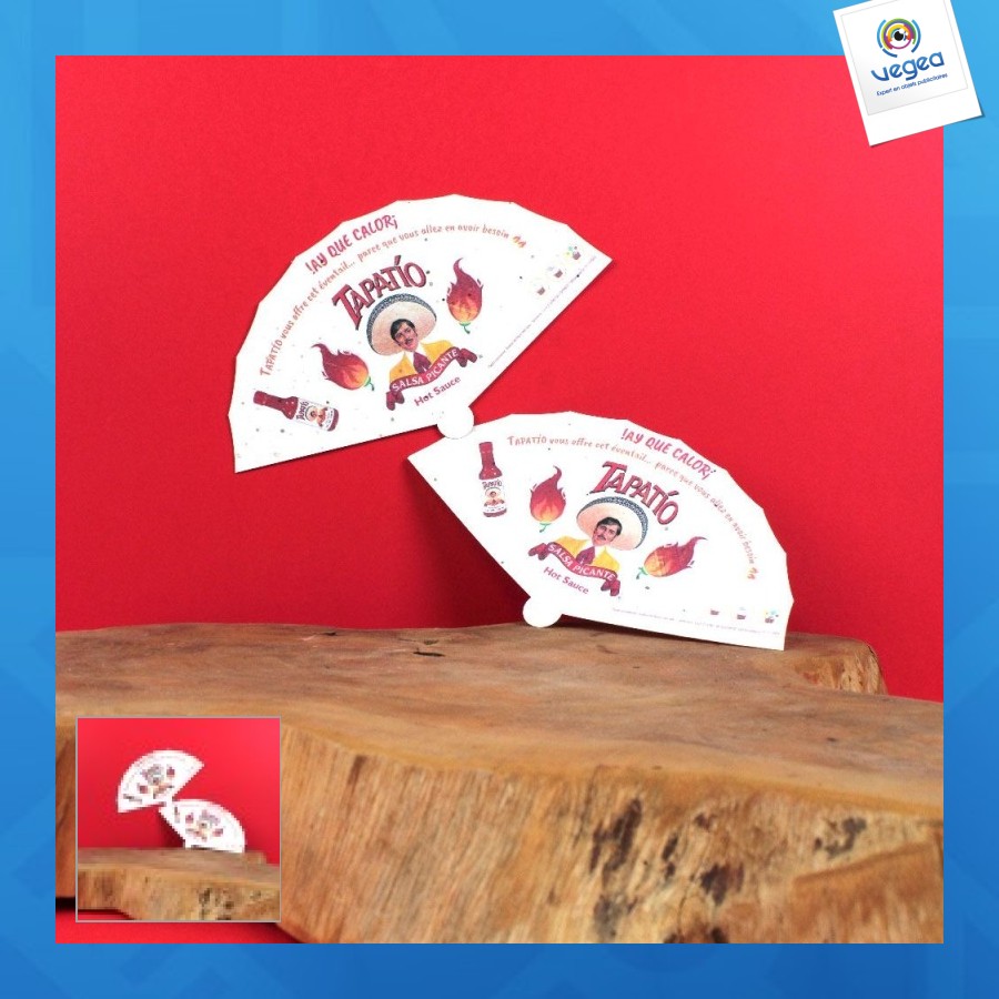 éventail personalizable papier graines