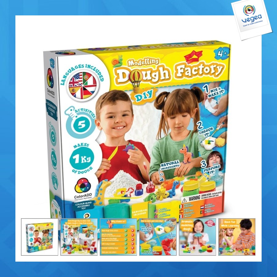 Fábrica de plastilina kit i. juego educativo para niños