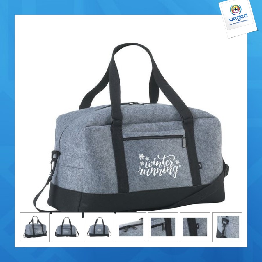 Feltro rpet bolsa de fin de semana personalizable