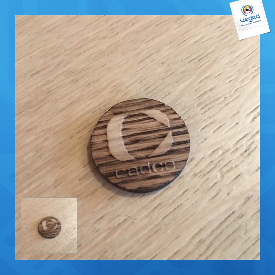 Fichas personalizables de madera para carritos de la compra made in france